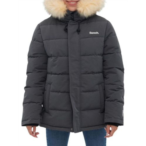 Bench. Faux Fur Trim Puffer Jacket