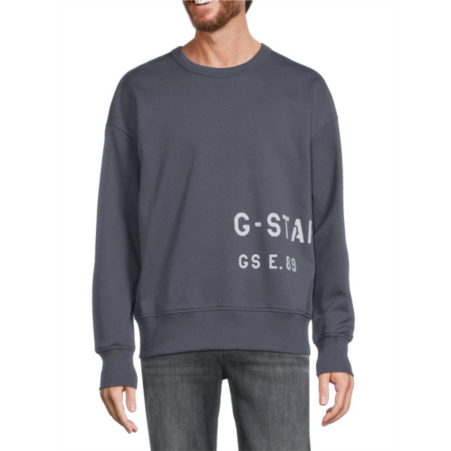 G-Star RAW Drop Shoulder Graphic Sweatshirt