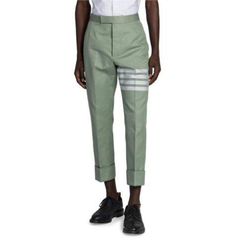 Thom Browne Striped Cuffed Trousers