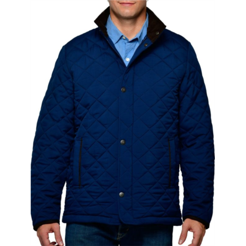 Thermostyles Stand Collar Diamond Quilted Jacket