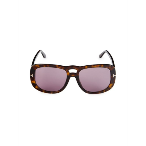 TOM FORD 56MM Square Sunglasses