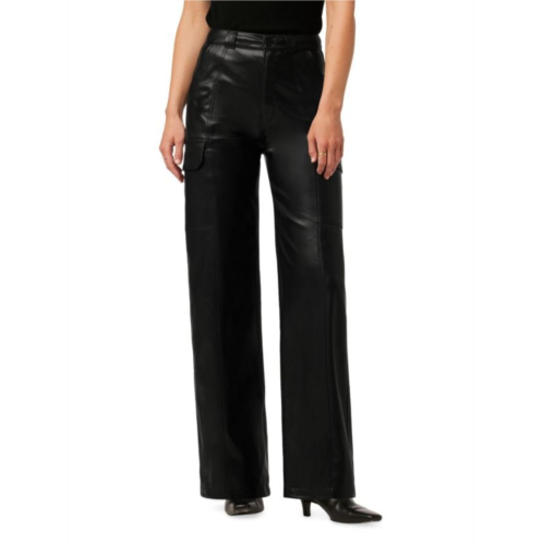 Hudson Jeans Faux Leather Cargo Pants