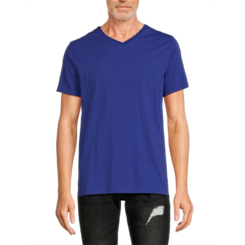 Greyson Pima Cotton Blend V Neck Tee