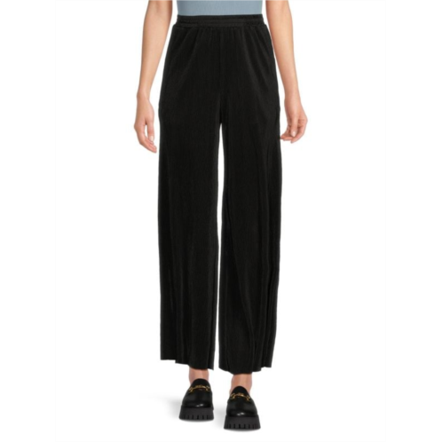 Saks Fifth Avenue Plisse Wide Leg Pants