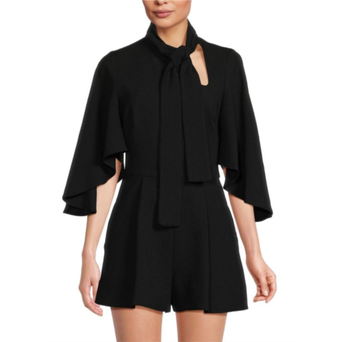 Black Halo Coralia Flared Sleeve Romper