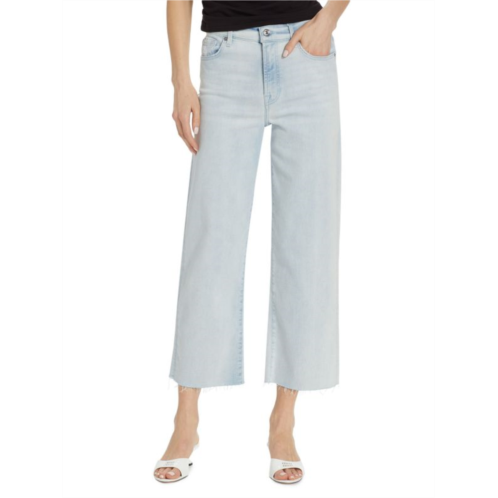 7 For All Mankind Alexa Cropped Wide Leg Jeans