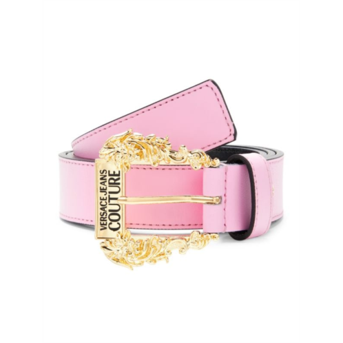 Versace Jeans Couture Logo Leather Belt
