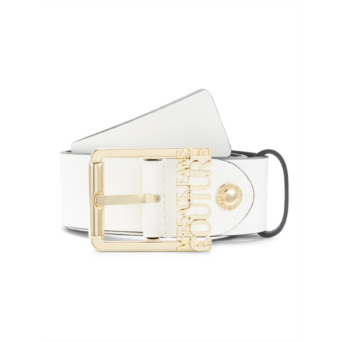 Versace Jeans Couture Logo Leather Belt