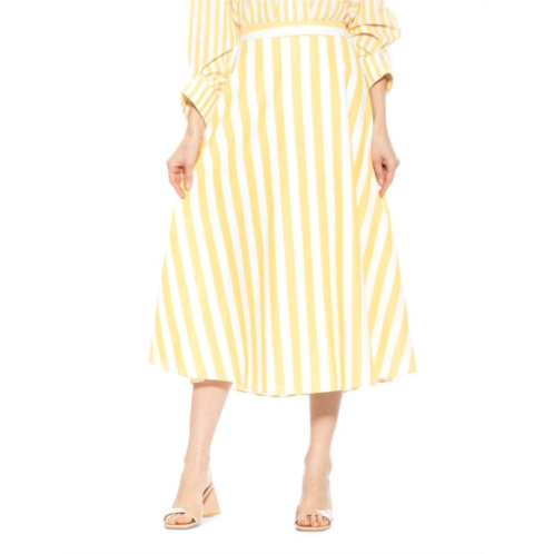 Alexia Admor Brilyn Striped Maxi Skirt