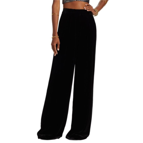 Ulla Johnson Veronica Wide Leg Velvet Pants