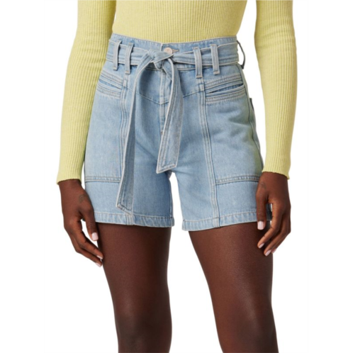 Hudson Jeans Stretch High Rise Utility Denim Shorts