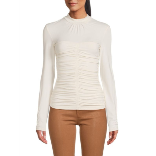 Rachel Parcell Ruched Fitted Top