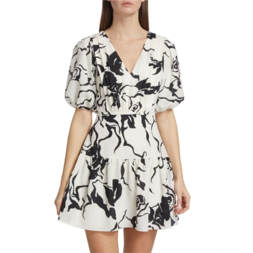 Tanya Taylor Shayna Printed Mini Dress