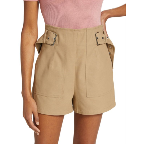 3.1 Phillip Lim Belted Twill Utility Shorts