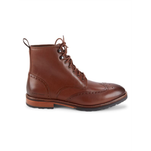 Cole Haan Berkshire Wingtip Leather Ankle Boots