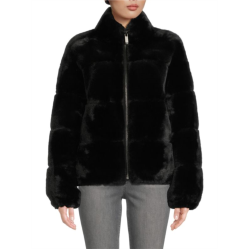 BELLE FARE Faux Fur Jacket