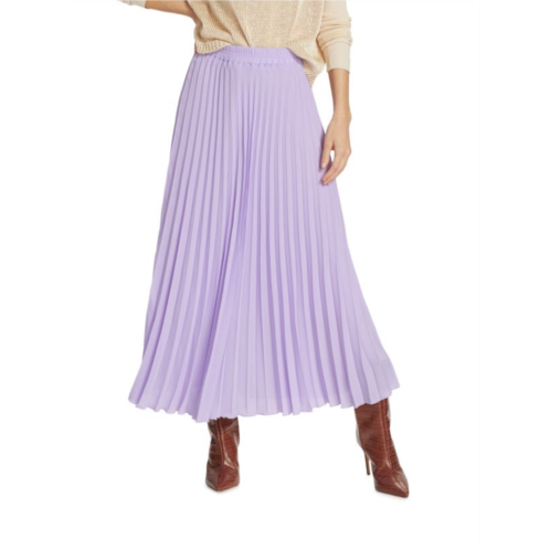 Saks Fifth Avenue Pleated A-Line Midi-Skirt