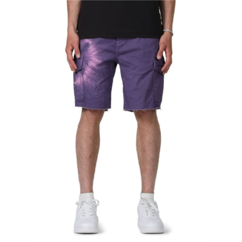 Purple Brand Tie Dye Cargo Shorts