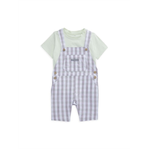 Calvin Klein Jeans Baby Boys 2-Piece Tee & Shortall Set