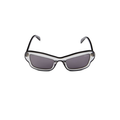 Emilio Pucci 52MM Rectangle Sunglasses