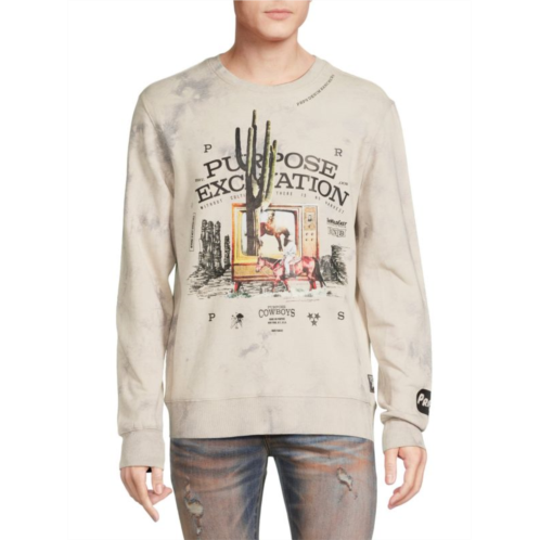 Prps Purpose Excavation Graphic Crewneck Sweatshirt