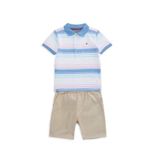 Tommy Hilfiger Baby Boys Polo & Shorts Set