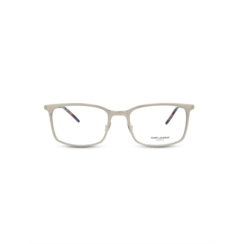 Saint Laurent 55MM Rectangle Eyeglasses