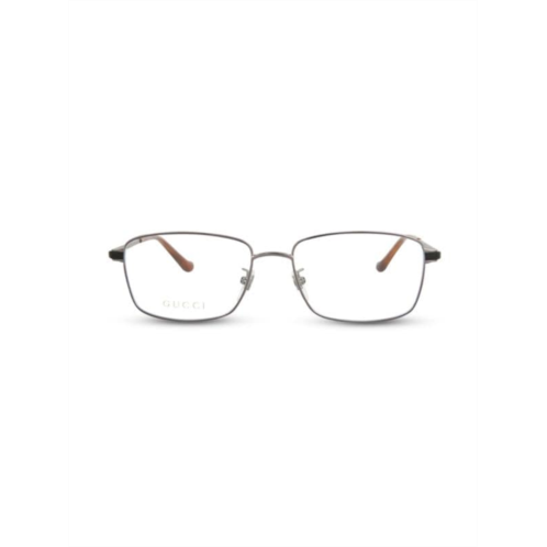 Gucci 60MM Rectangle Eyeglasses