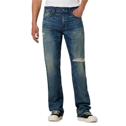 Hudson Walker Ripped High Rise Jeans