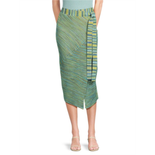 Jonathan Simkhai Textured Midi Skirt