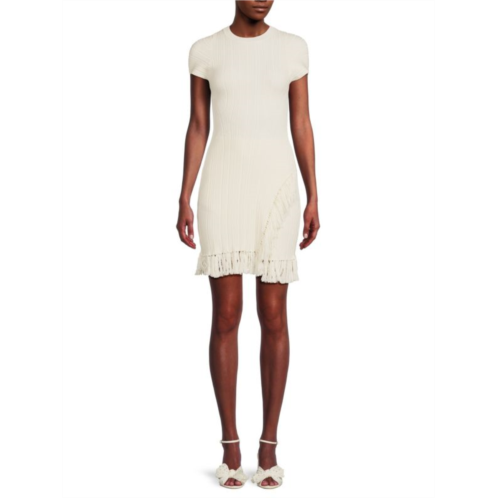 Jonathan Simkhai Demitria Fringe Mini Dress