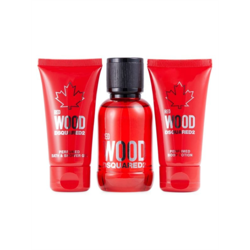 Dsquared2 3-Piece Red Wood Body Care Set