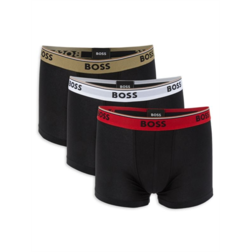 BOSS 3-Pack Logo Waist Boxer Briefs