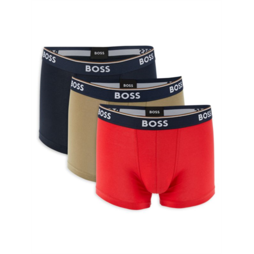 BOSS 3-Pack Logo Waist Boxer Briefs