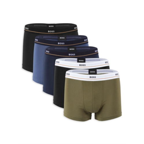 BOSS 5-Pack Assorted Logo Trunks