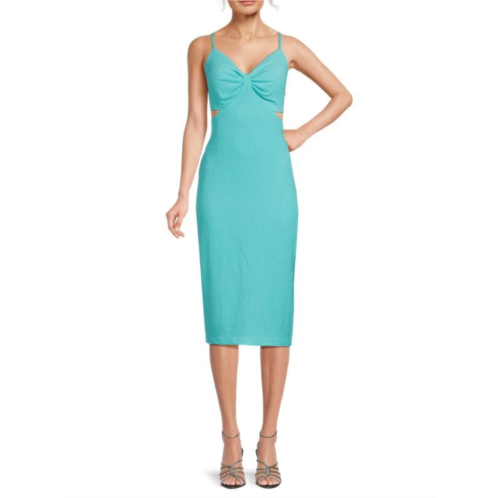 Guess Cutout Midi Sheath Dress