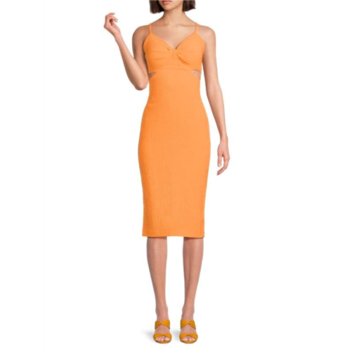 Guess Cutout Midi Sheath Dress