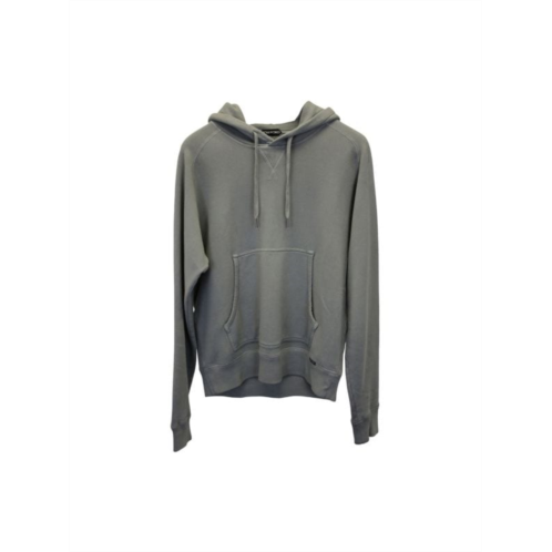 Tom Ford Pullover Hoodie In Grey Cotton