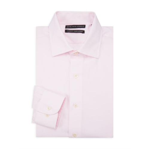 Saks Fifth Avenue Classic Fit Solid Dress Shirt