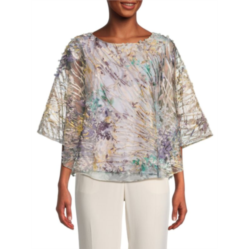 In2 by in Cashmere Floral Top