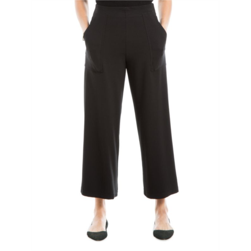 Max Studio Solid Wide Leg Pants