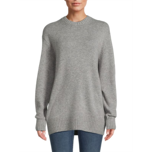 Frame Drop Shoulder Cashmere Boyfriend Sweater