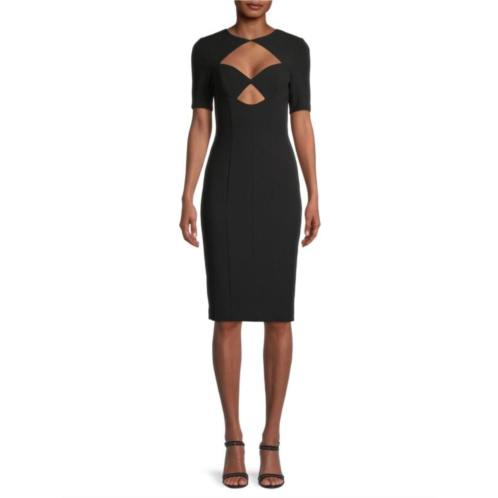 Black Halo Cressida Cut Out Sheath Dress