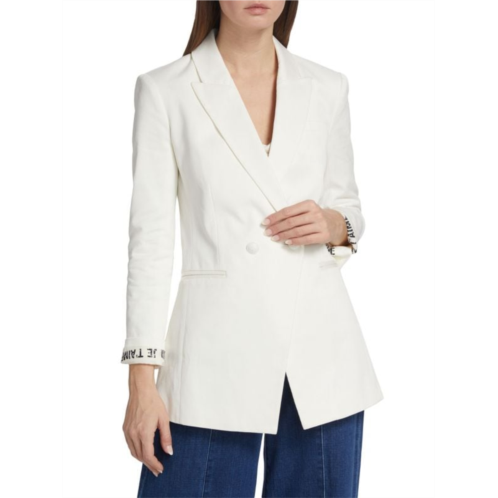 L AGENCE Nellie Oversized Double Breasted Blazer