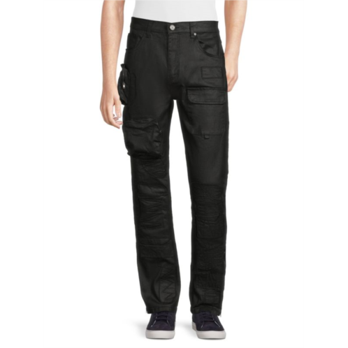 Reason Sylvester High Rise Cargo Jeans