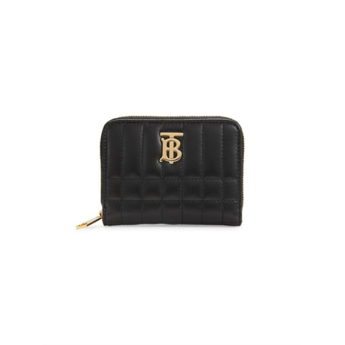 Burberry Quilted Leather Compact Wallet