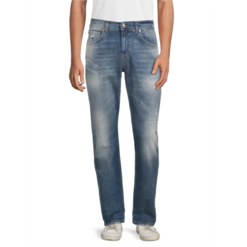 7 For All Mankind Adrien High Rise Straight Leg Jeans