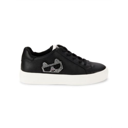 Karl Lagerfeld Paris Chivon Rhinestone Karl Cat Sneakers