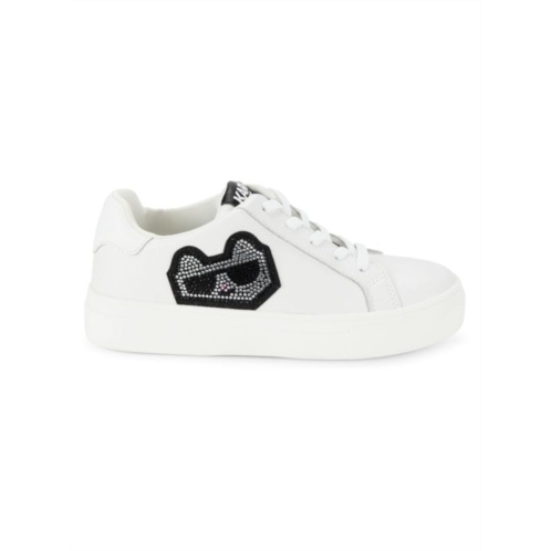 Karl Lagerfeld Paris Chivon Rhinestone Karl Cat Sneakers