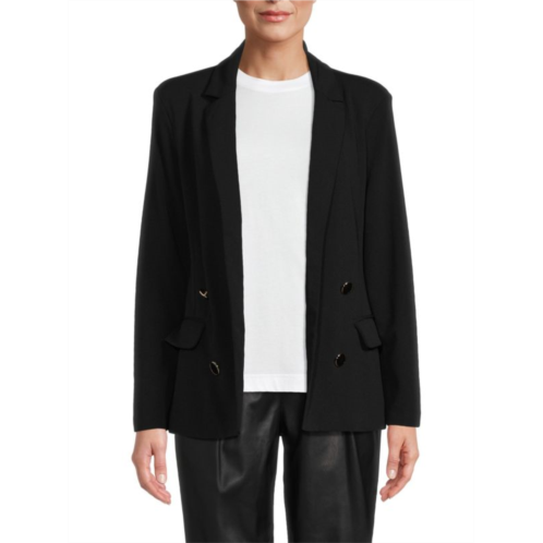 STOOSH Solid Open Front Blazer